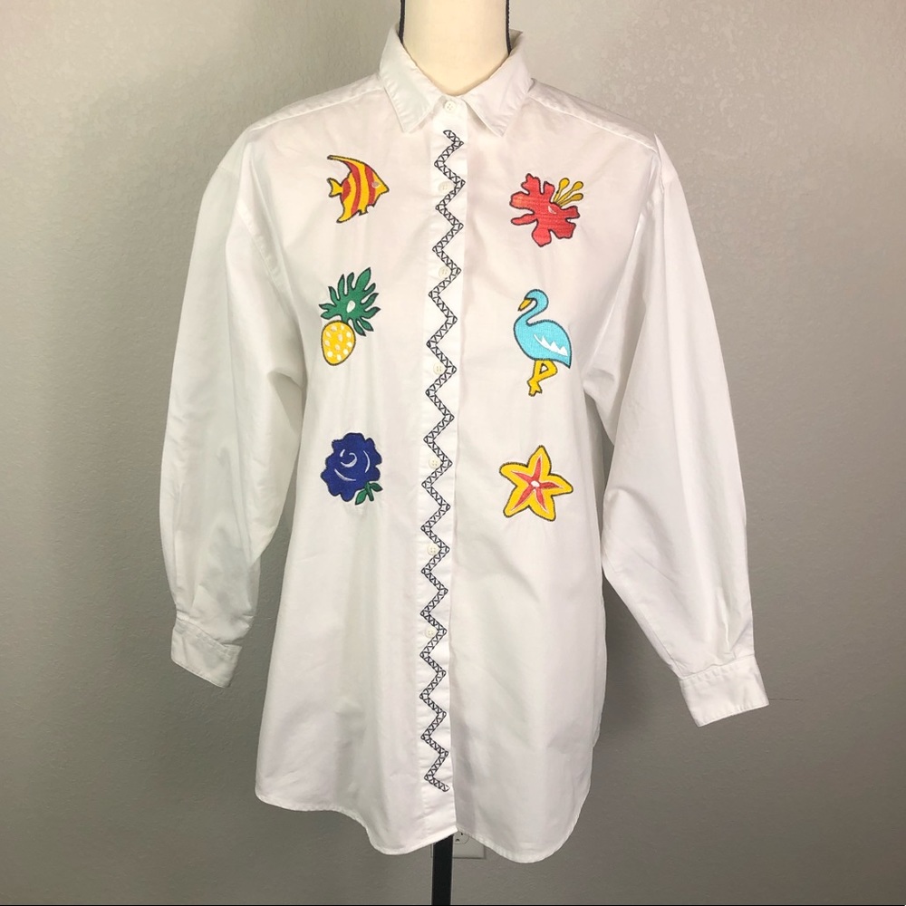 Vintage 90s Eddie Bauer Oversized Button-Down Shirt